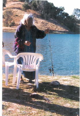 Gladys Barmore Fishing